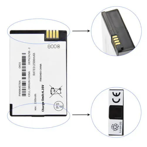 Литий-ионный аккумулятор PMNN4578A для Motorola DTR600 DTR700 DTR720 3 7 в 2500 мАч 2 шт.