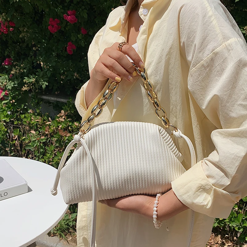 

Роскошная сумка на цепочке и кошелек, дизайнерская сумка на плечо для женщин, Высококачественная кожаная сумка в форме облака, зеленая сумк...