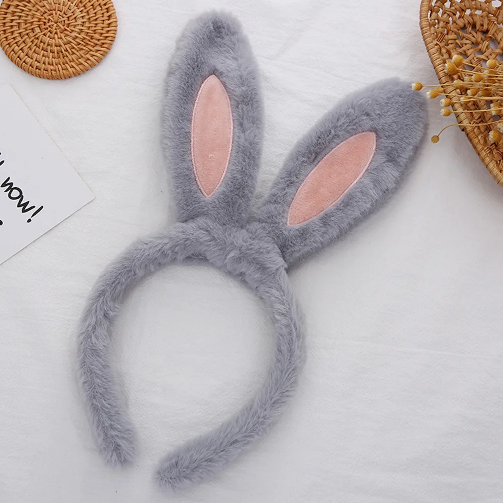 

Bunny Dress Headband Ears Adult Hair Kids Decoration Makeup Headbands Plush Women Accessories Cosplay