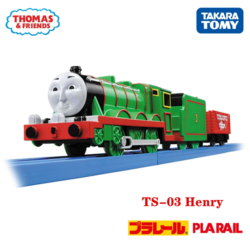 Железнодорожный поезд Takara Tomy из пла модель электрического паровоза с
