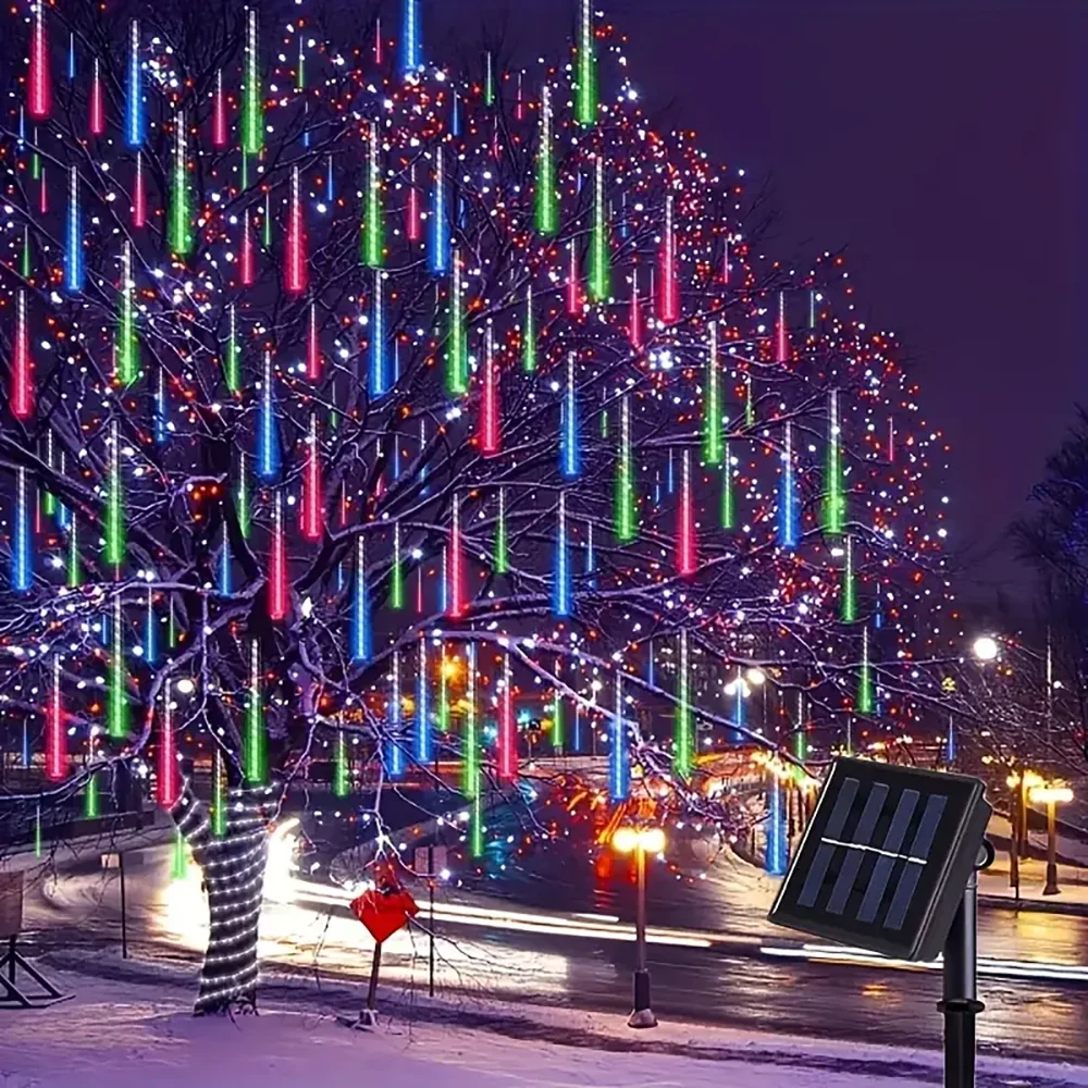 Солнечная гирлянда в виде метеорита