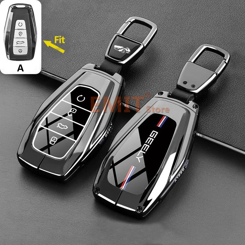 

Чехол для ключей Geely Coolray Okavango Atlas Monjaro Tugella Emgrand X50 X70 X6 X7 EX7 GC9 Global Hawk GX7 Автомобильные аксессуары