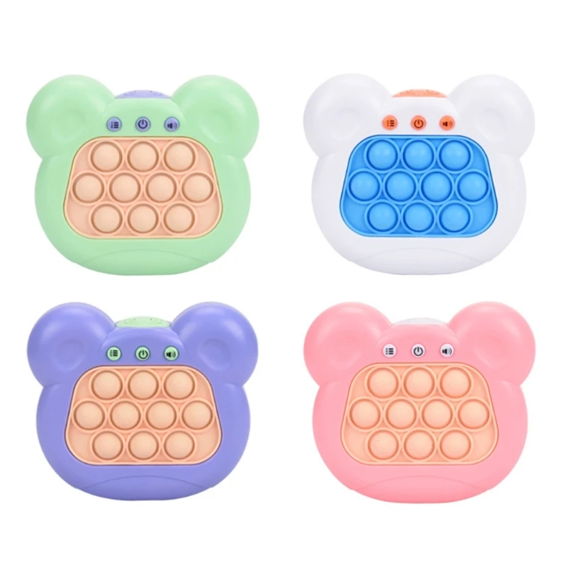 

Light Up Puzzle Toy Электрическая портативная игровая консоль WhacMole Push Bubble Toy D7WF