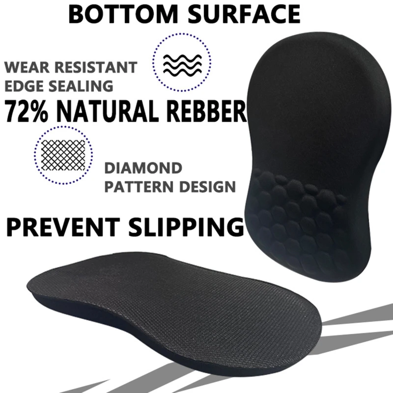 Коврик Для Игровой Мыши С Защитой Запястья Нескользящий Одноцветный Настольный