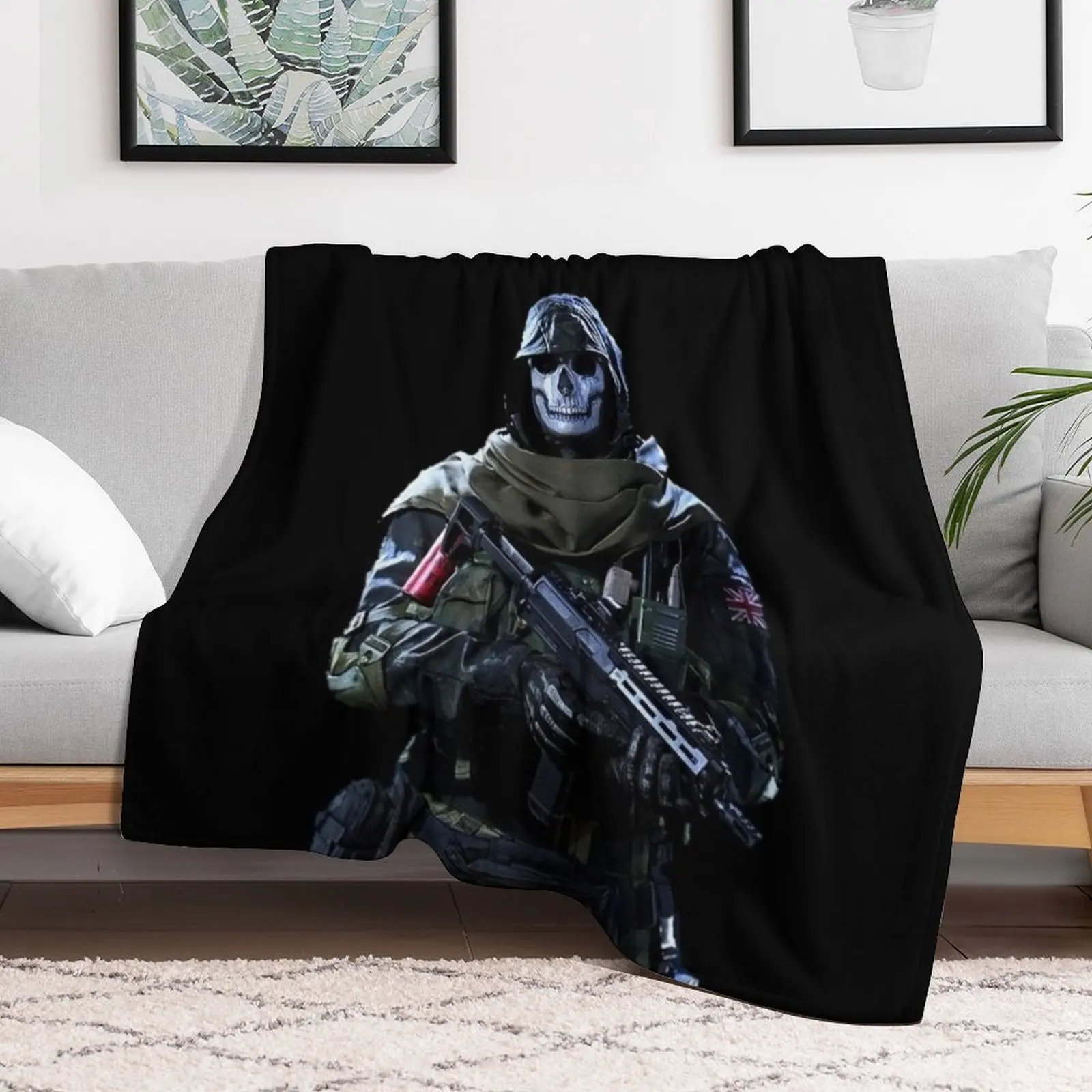 Одеяло Ghost Warzone декоративные пушистые зимние кровати для декоративных одеял