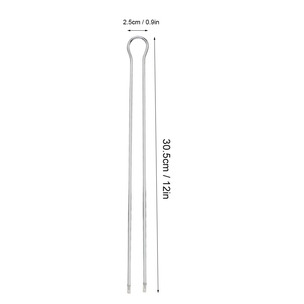 6 шт. металлическая вилка для гриля барбекю палочки шампура набор пикника