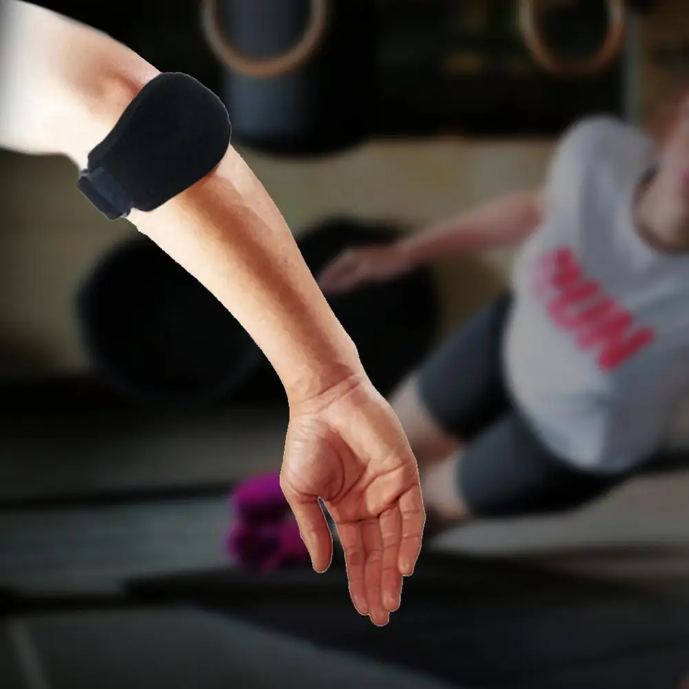 

1Pc Arm Brace High Stretchy Ergonomic Elastic Band Multipurpose Sweat-absorbent Joint Pain Relief Anti-collision Sports