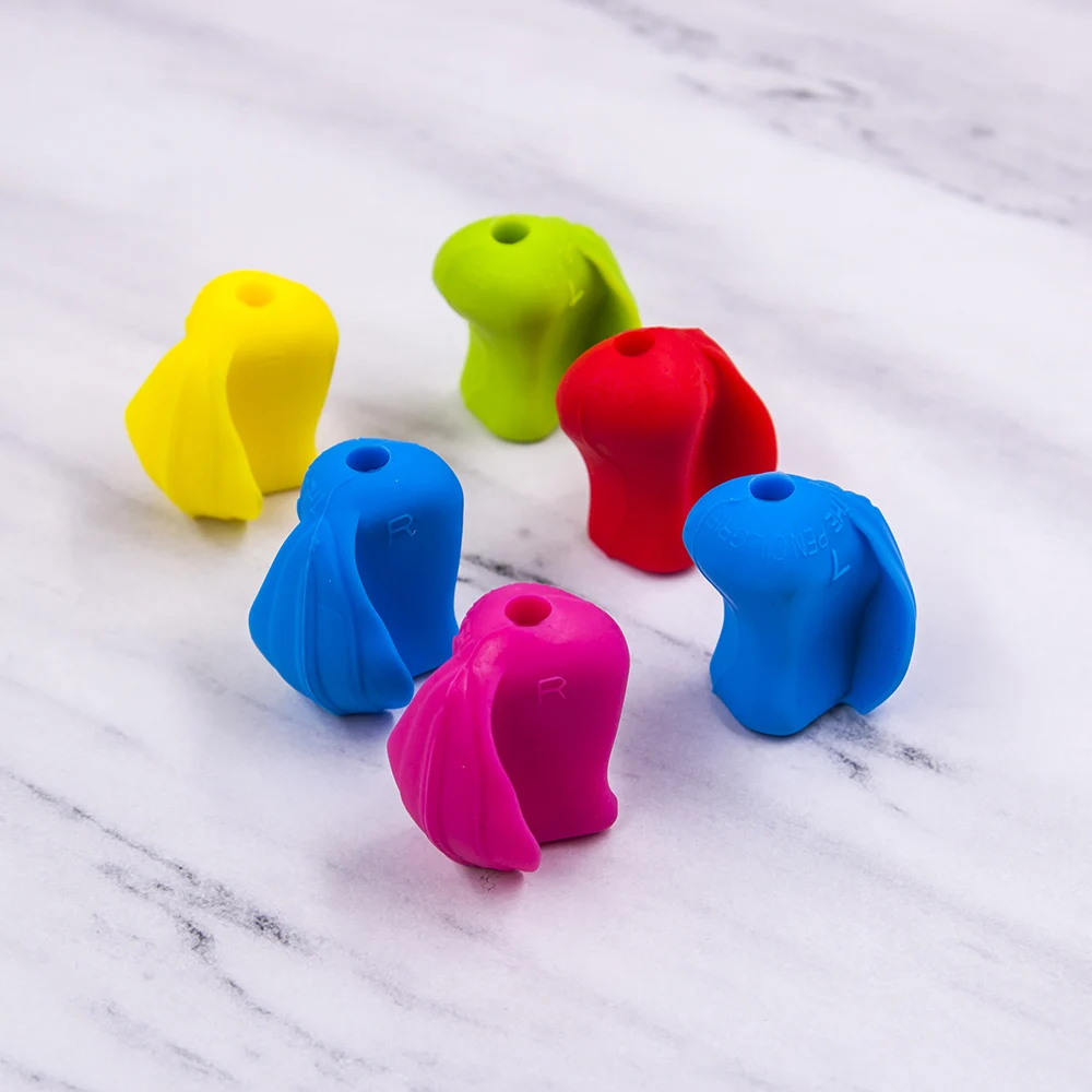 

Держатель для карандашей, силиконовый, ручка захвата, 3 шт.