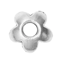 300pcslot silver color flower big hole beads charms alloy pendant for necklace earrings bracelet jewelry making diy accessories