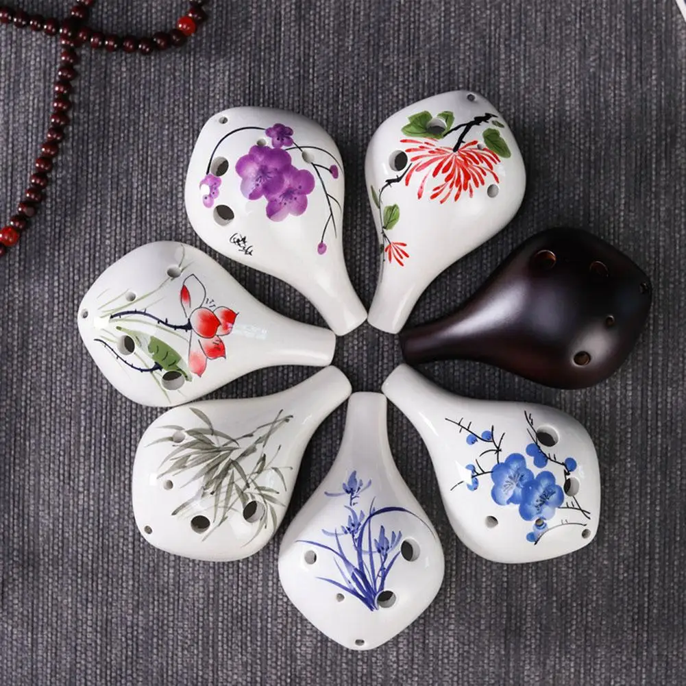 

Музыкальный инструмент Ocarina, 6-луночный музыкальный инструмент для начинающих