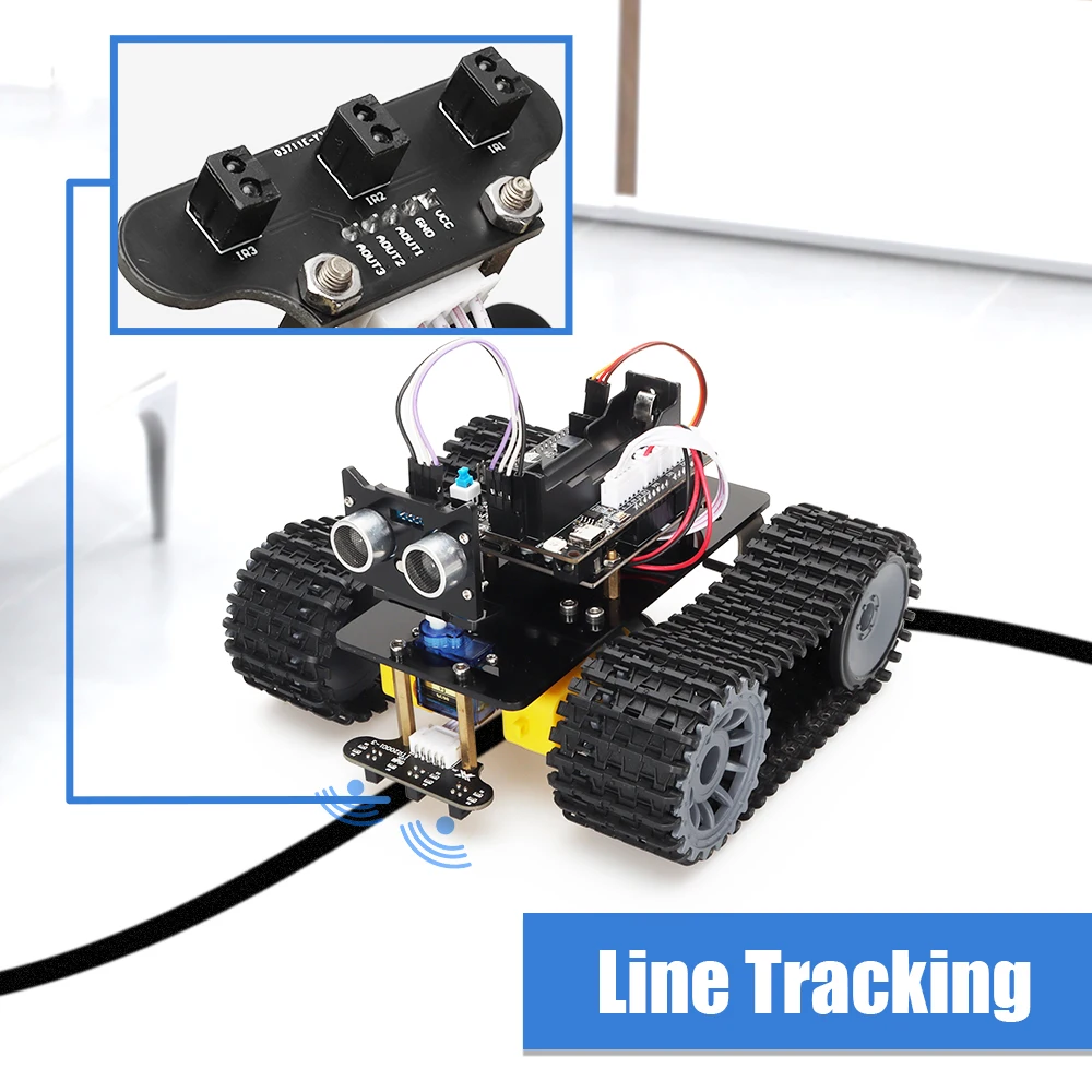 Smart Uno Robot Kit for Arduino Project Basic Programming Robot Car Starter Learning Electronic Coding Robot Full Version Kits enlarge