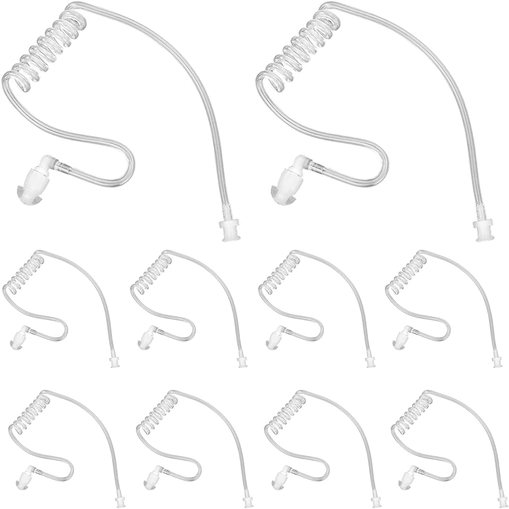 Walkie Talkie Accessories Earpieces for Baofeng Motorola Kenwood Retevis Midland Two Way Radios Headset Secret Spy Game Earpiece