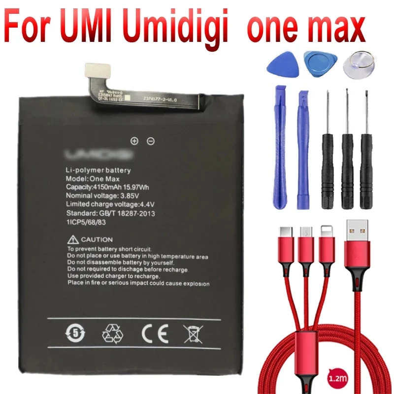 Аккумулятор 4150 мА · ч для UMI Umidigi One Max мобильный телефон высококачественное