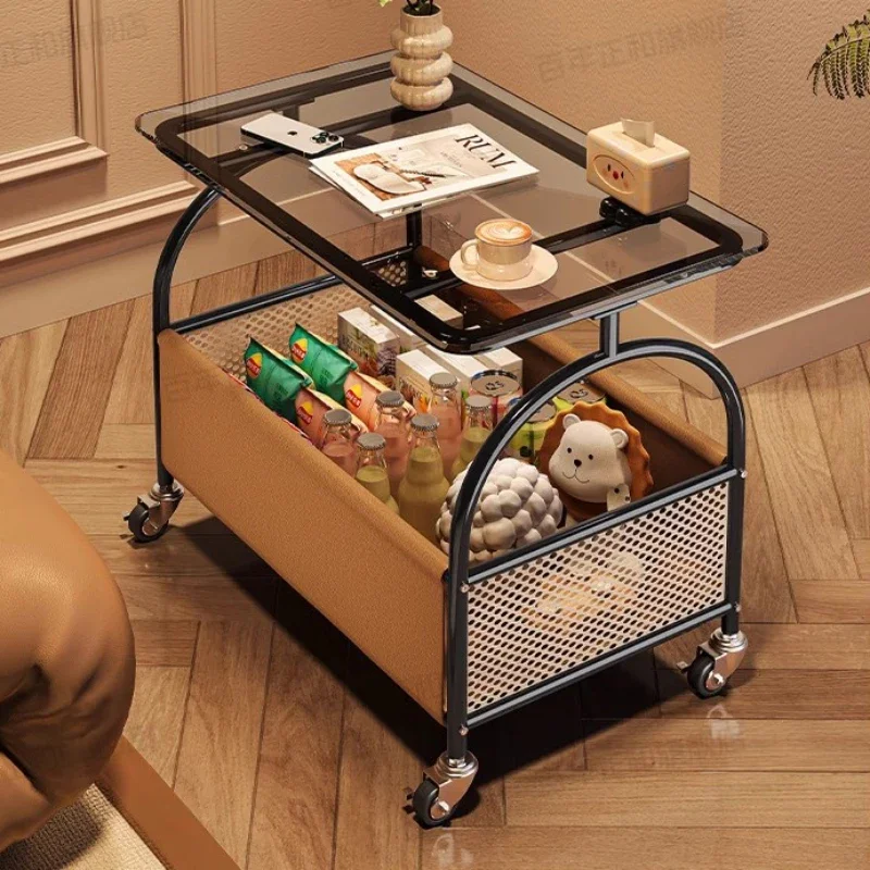 Мобильная гостиная Диван Прикроватная тумбочка Журнальный столик Маленький