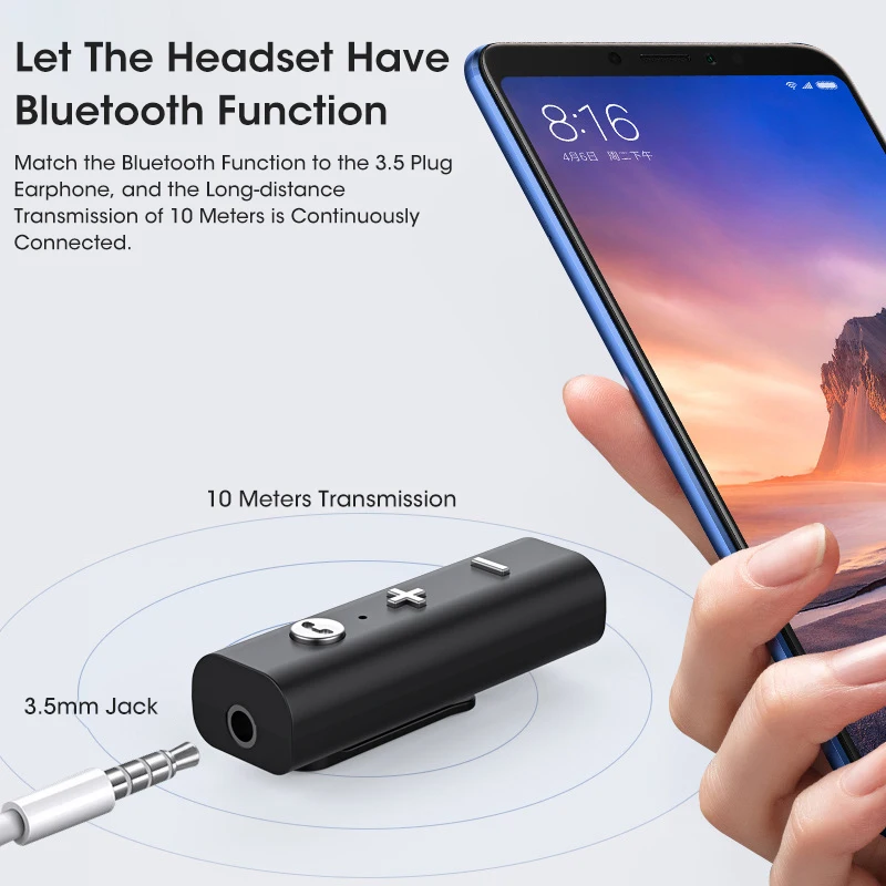 Bluetooth-приемник 5 0 автомобильный динамик петличный беспроводной Bluetooth-аудио