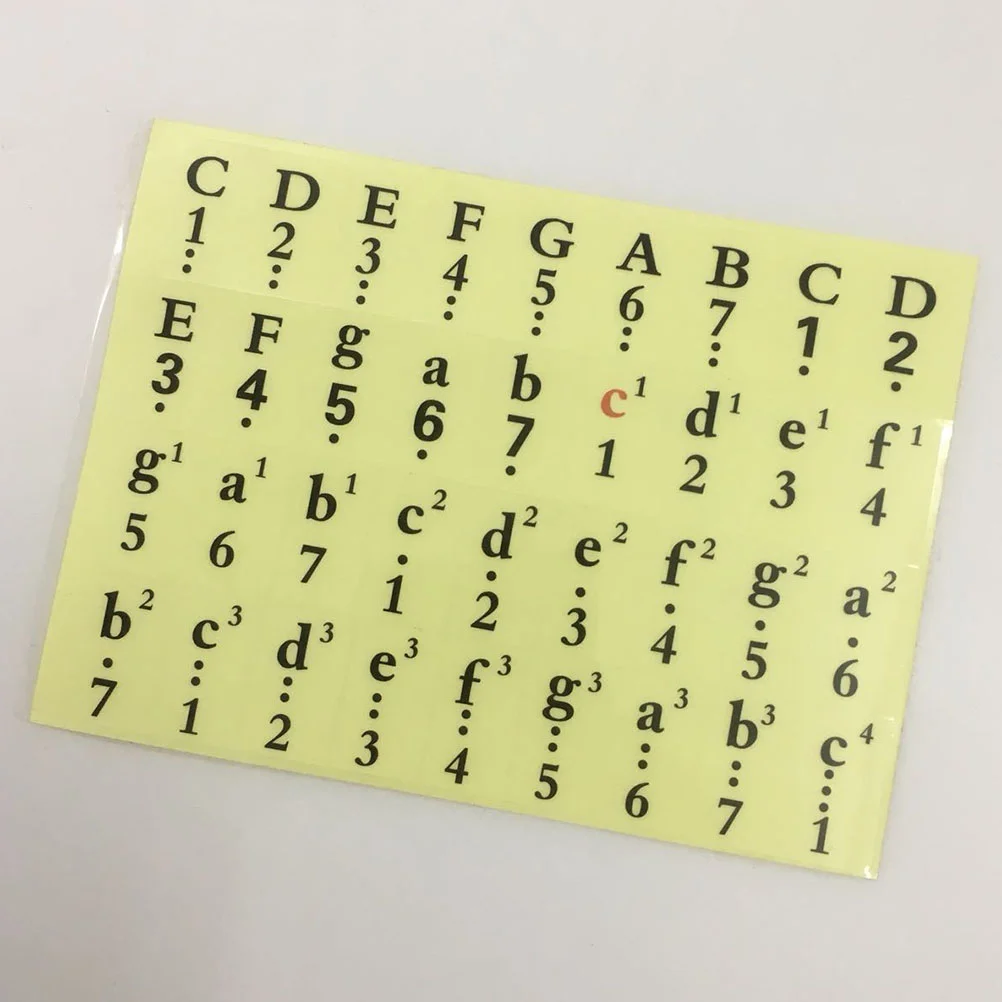 88-клавишные ноты для электронного пианино силиконовые аксессуары наклейки