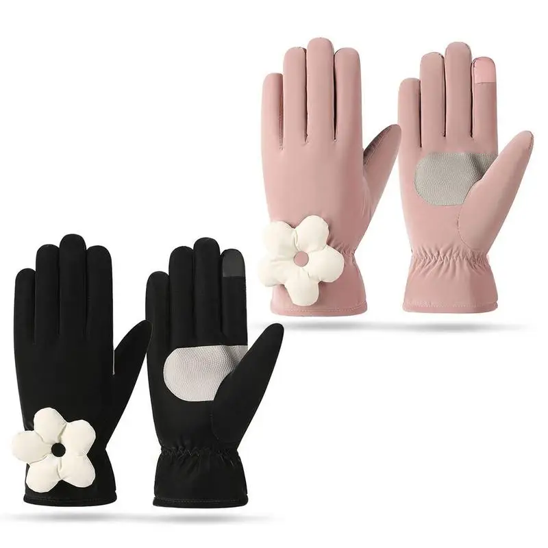 Gloves Motorcycle Riding Snow Warm Windproof Down Cotton Gloves