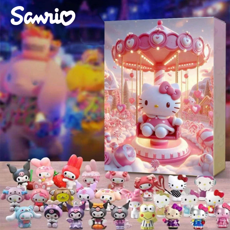 Sanrio Рождественский Адвент Hello Kitty календарь обратного отсчета коробка для