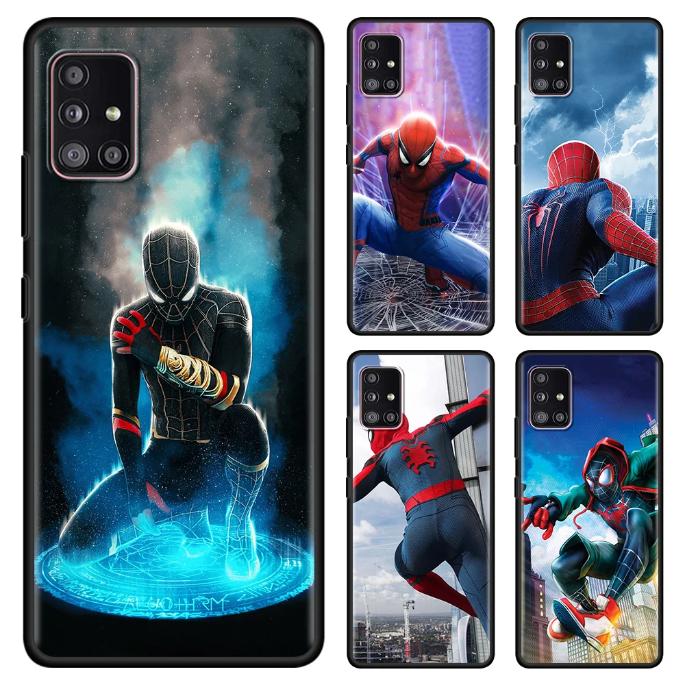 

Case For Samsung Galaxy A12 A13 A51 A71 A72 A52s A52 A21s A32 A31 A41 A22 A11 A02s A03 A02 A01 Fundas Marvel Spider Man hero