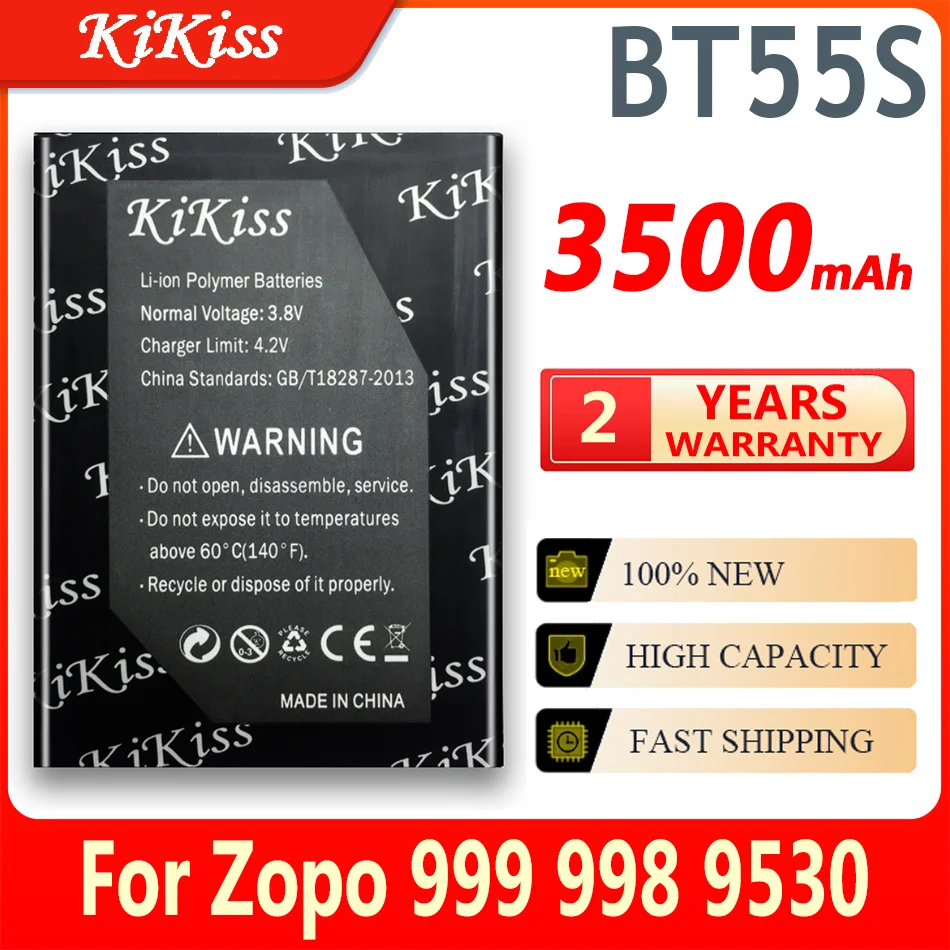 

Батарея BT55S 3500mAh аккумулятор для смартфонов Zopo 9520 998 ZP998 ZP9520 смартфон