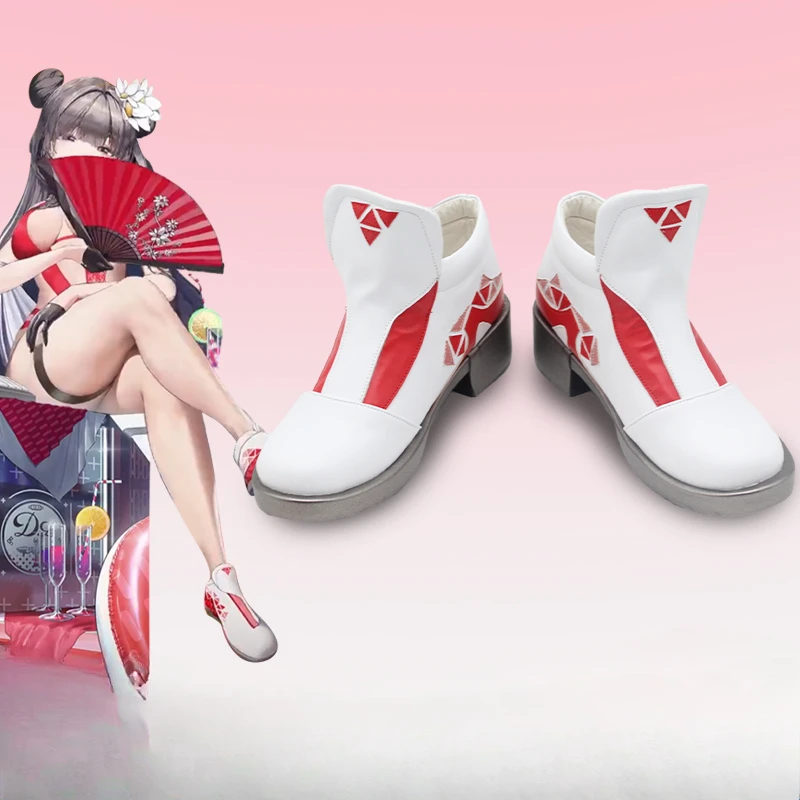 Новая игра Goddess of Victory: Nikke Yan Купальник Обувь для косплея Сапоги Хэллоуин Aksesori Dibuat