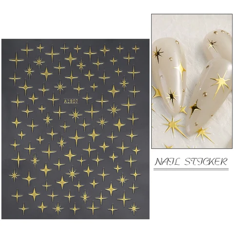 Звездные наклейки для ногтей HotPress
