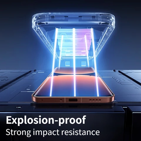 Película Protectora UV SmartDevil con Adhesivo Completo para Realme Pro, Película Suave HD con Protección para Huellas Dactilares, Cobertura Total GT7