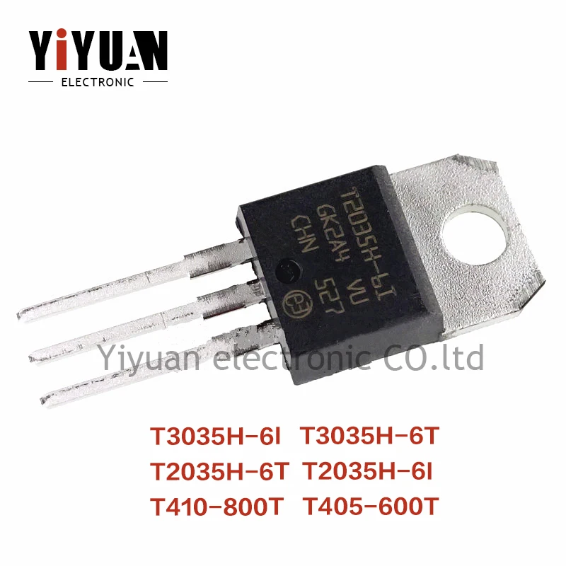 10 шт. Новинка T3035H 6I T3035H 6T T2035H 6T T2035H 6I T410 800T T405 600T TO-220 тиристор, Триод