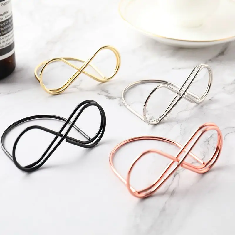 

1PC Wedding Table Number Note Holders Metal Photos Clips Place Card Picture Menu Stand Desktop Party Anniversary Decoration