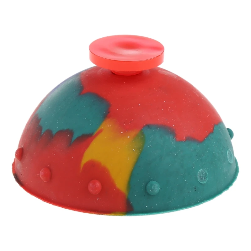 

Camouflage Color Bouncing Bowl Toy Jump Ball Sensory Toy for Beach Garden Outdoor Play Kids Adult’s Favor Sport Activity
