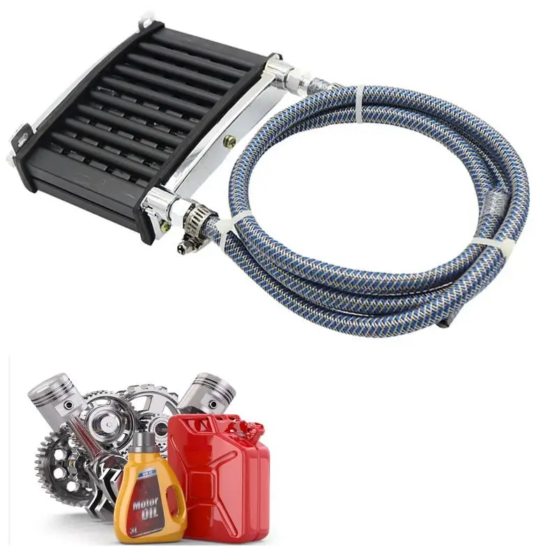 

Radiator Cooling Fans Motorcycle Oil Cooling Fan Universal Upgrade Aluminum Motorcycle Engine Oil Cooling Fan Universal