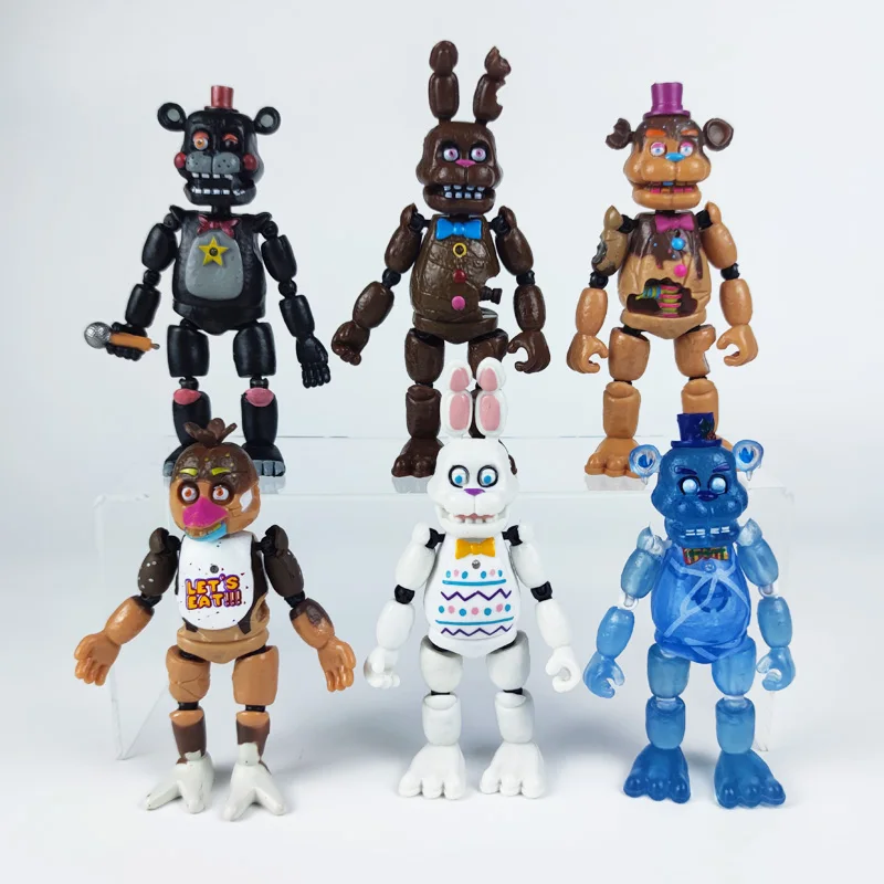 5-6 шт./компл. пять ночей у Фредди FNAF фигурки героев нарушения безопасности Бонни
