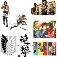 japan anime attack on titan iron on transfers for clothing thermo adhesive patches heat transfer vinyl stickers on fabric appliq
