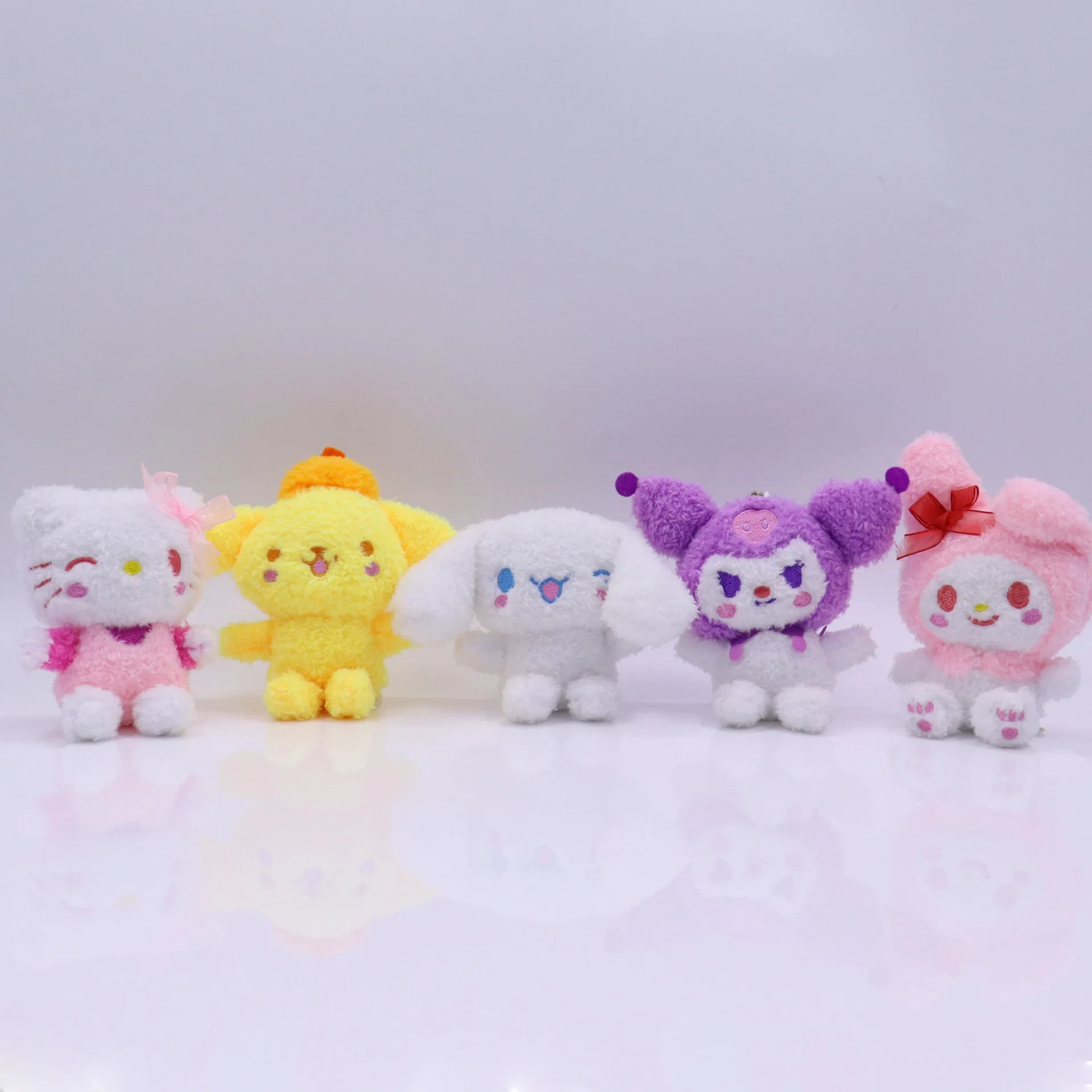 

Anime Hello Kitty Cartoon Cute Sanrio Kuromi Cinnamoroll Melody Plush Small Pendant