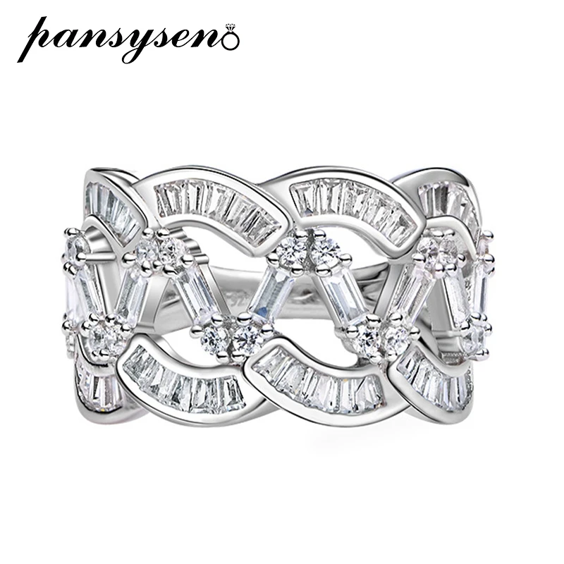 

Новинка, классический драгоценный камень PANSYSEN из стерлингового серебра 925 пробы с полыми высокоуглеродистыми бриллиантами, драгоценные ка...