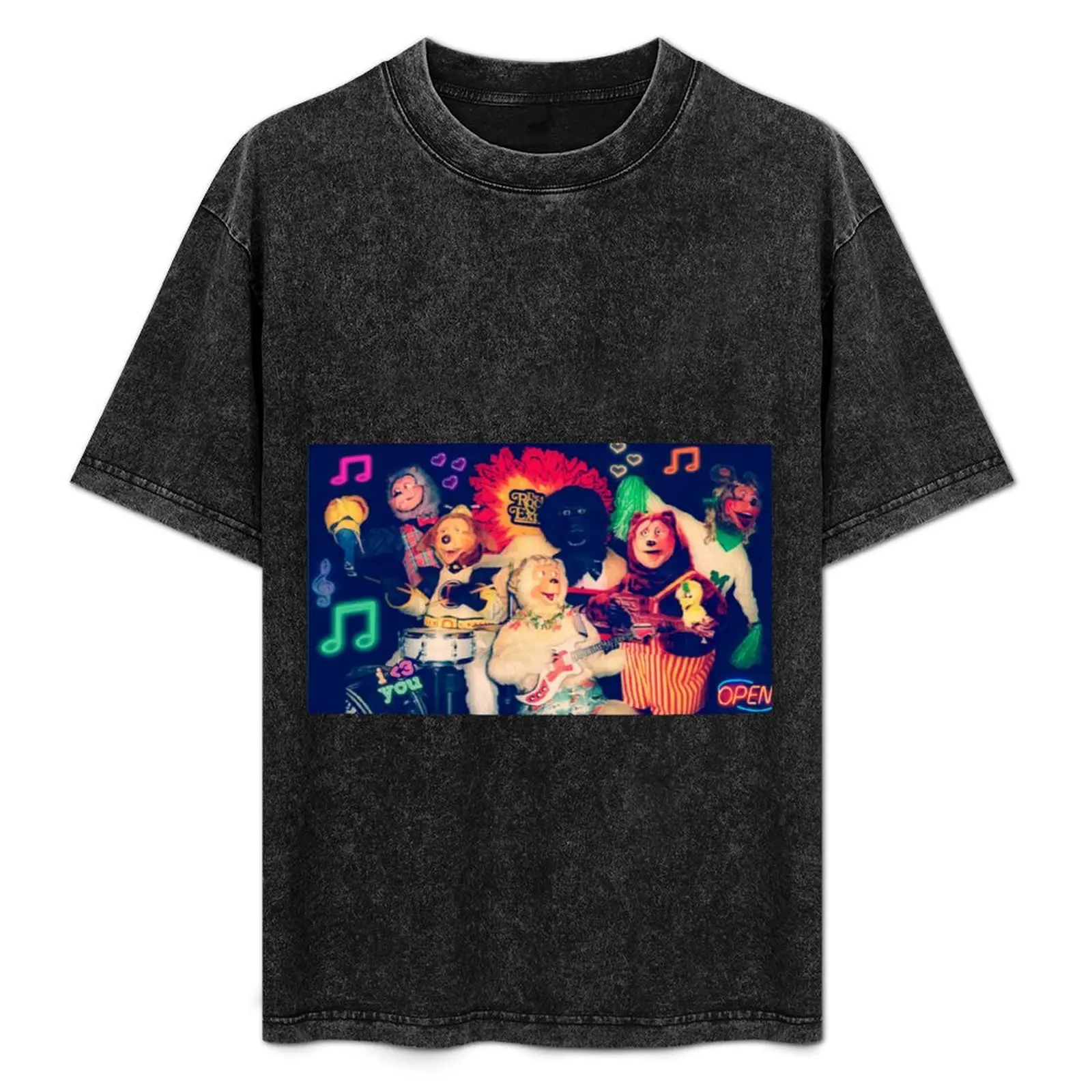 Взрыв Rock afire! Быстросохнущие футболки с принтом для мужчин