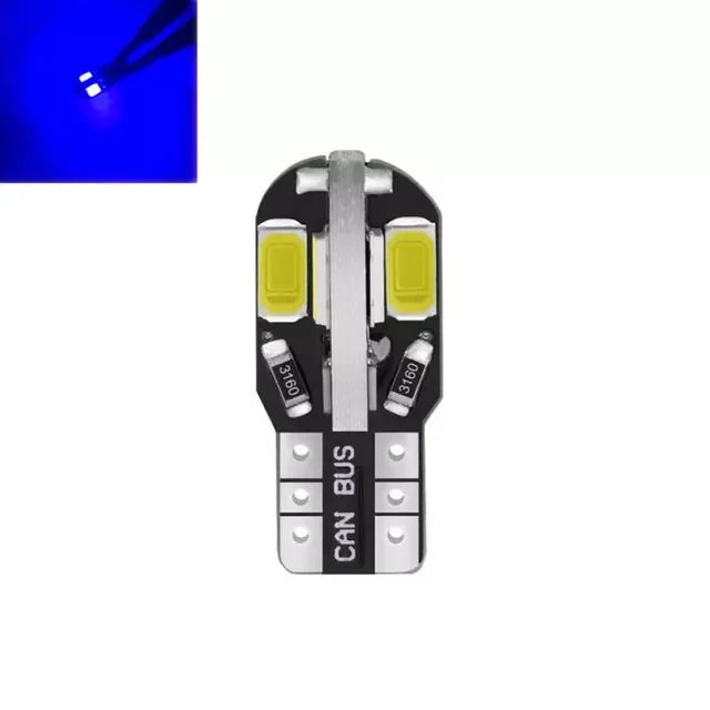 

W5W T10 LED Bulbs Canbus 5730 8SMD 12V 6000K LED Auto Signal Light Car Interior Reading Lights Parking Lamp Wholesale