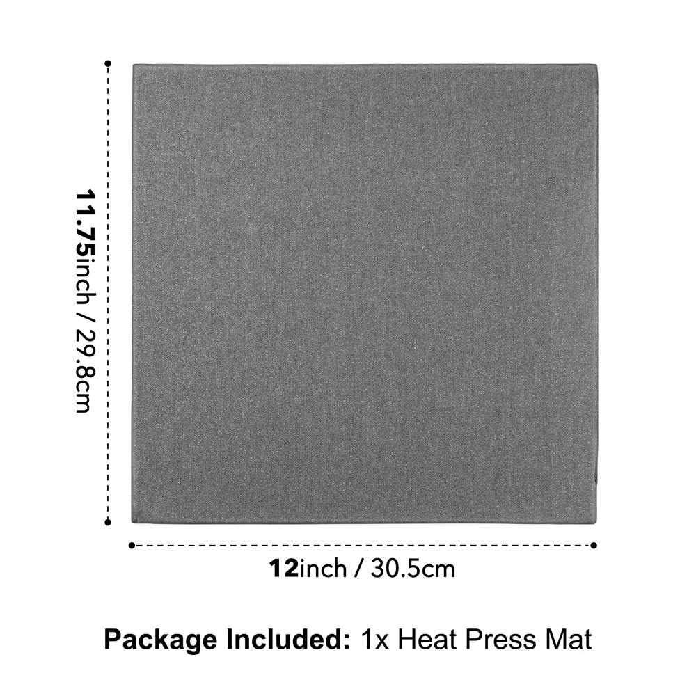 Защитный термопресс 12x12 дюймов для Cricut Easypress термостойкий коврик HTV Craft виниловый