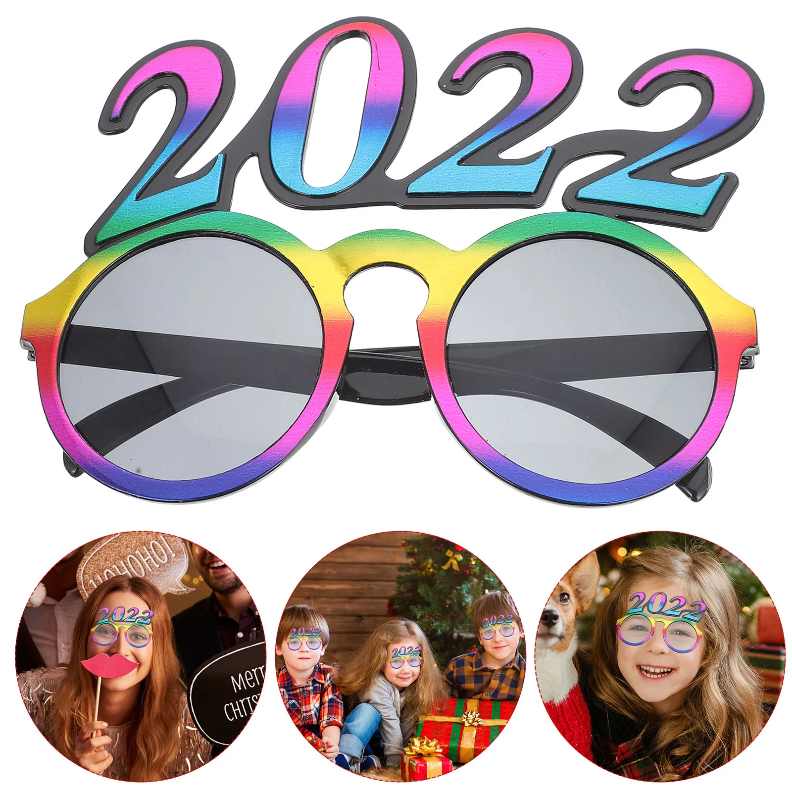 

New Year Glasses Decorative Party Eyeglasses Decor New Year Eve Party Glasses