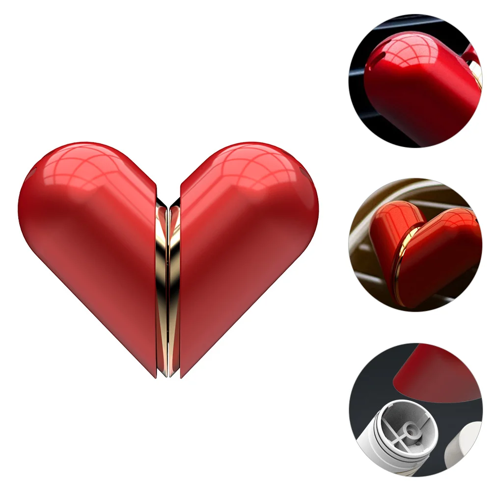 

1 Set Chic Car Air Freshener Car Aroma Diffuser Heart Shape Aroma Ornament