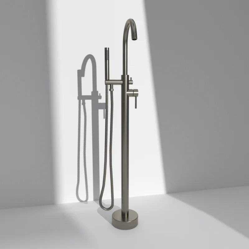 

Reestanding Faucet Brushed Nickel Metal [US Stock]