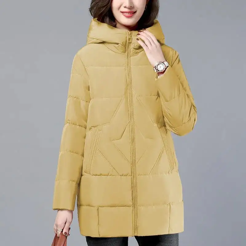Winter Women Jacket Warm Parkas Female Thicken Coat Cotton Padded Long Hooded Outwear Loose Women Snow Jacket 4XL