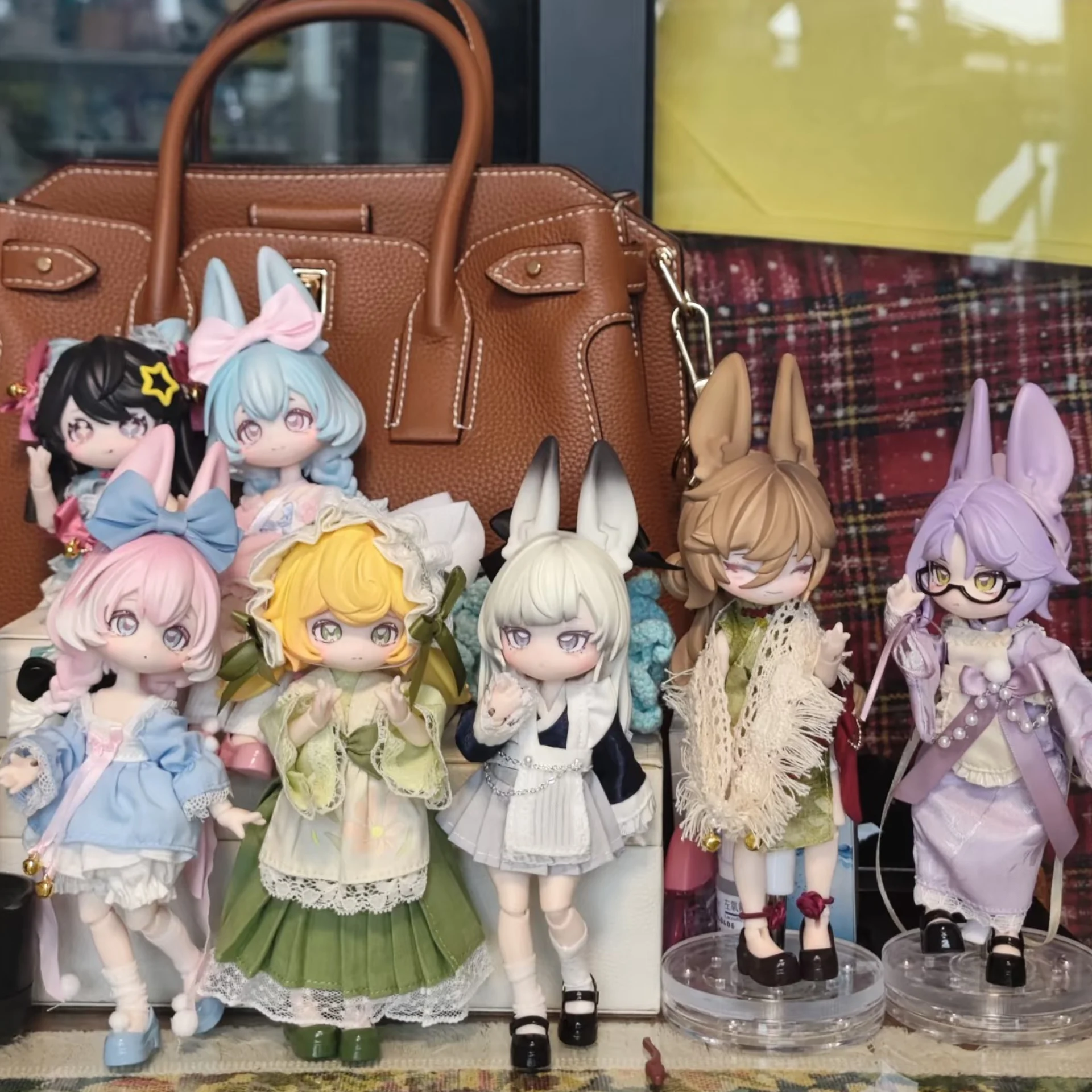 Подлинная 1/12 Bjd недейная кукла Jump Lunar Time Bunny Baby Series слепая коробка подвижная