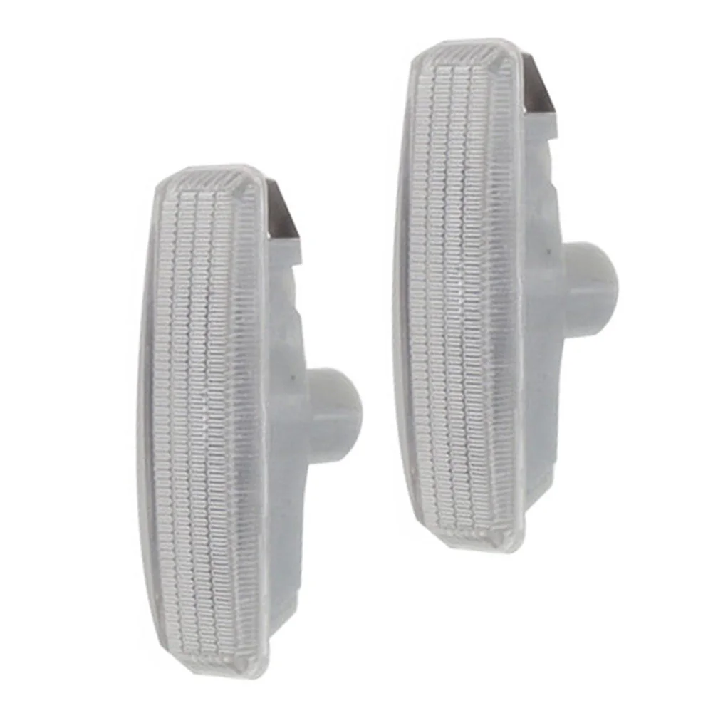 

2pc Car Fender Side Marker Lights Turn Signal Lamp Cover No Bulbs For BMW 5-Series E39 2001-2003 Side Marker Light Shell