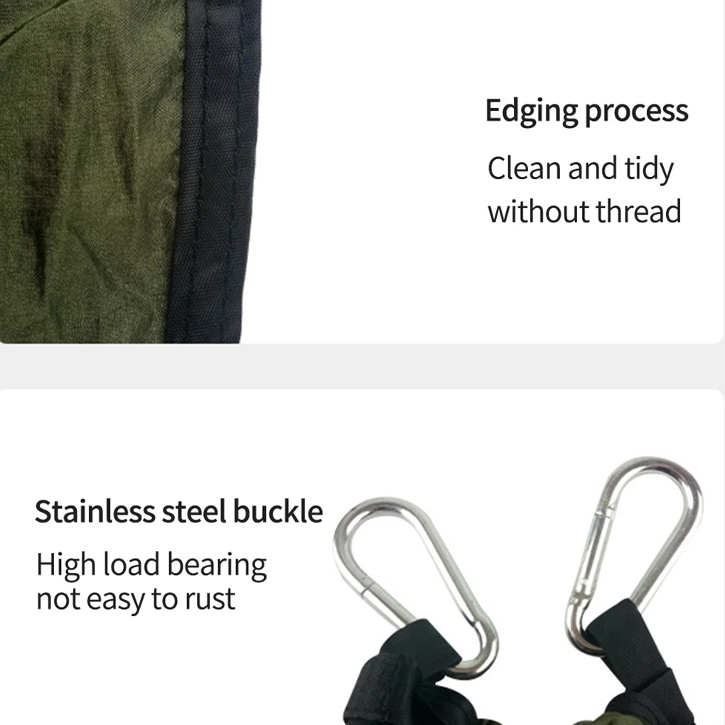 

270 140cm Hammock Portable Lightweight Outside Hammocks Camping Swing Hiking Gear for Tourism Leisure Outdoor Activities
