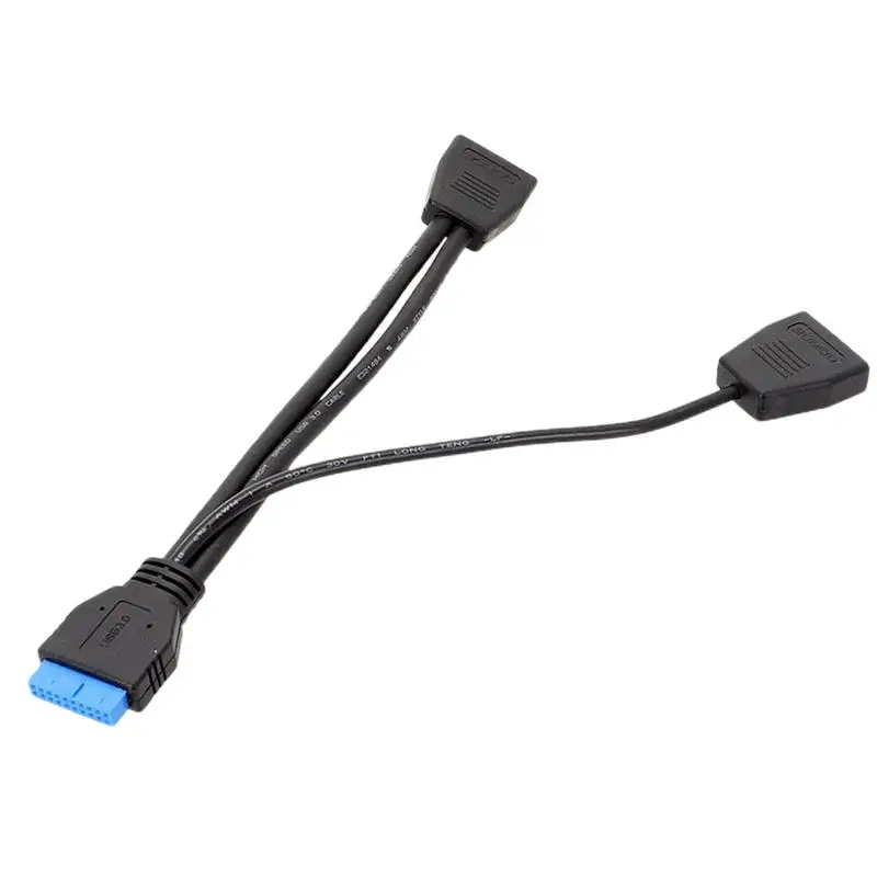

Motherboard USB Splitter Internal Computer Motherboard 19/20 Pin Splitter Audio Connectors For Cameras Laptops Printers Scanners