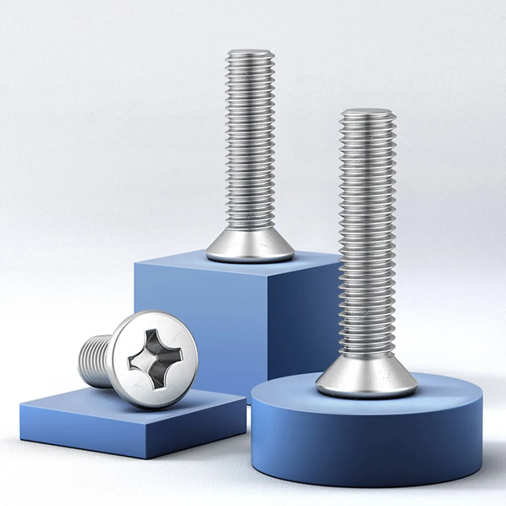 

M2 M2.5 M3 M4 10/100Pcs 316 Stainless Steel Flat Head Cross Countersunk Head Screw Daquan Small Screws Parafuso Tornillos Vis