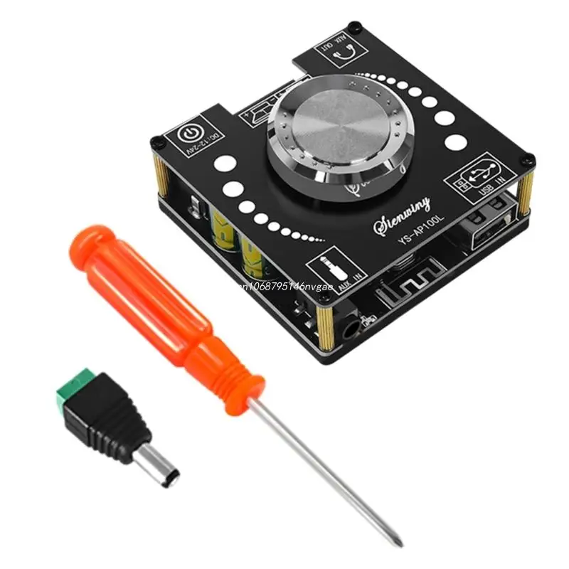 

Bluetooth-compatible 5.1 Stereo Receiver Amplifier Board AP100L 100W New Dropship