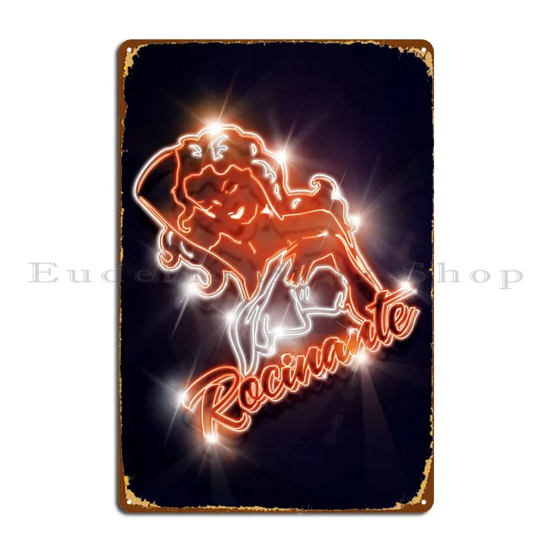 

Неоновый металлический плакат Rocinante, персонализированный классический клубный настенный плакат