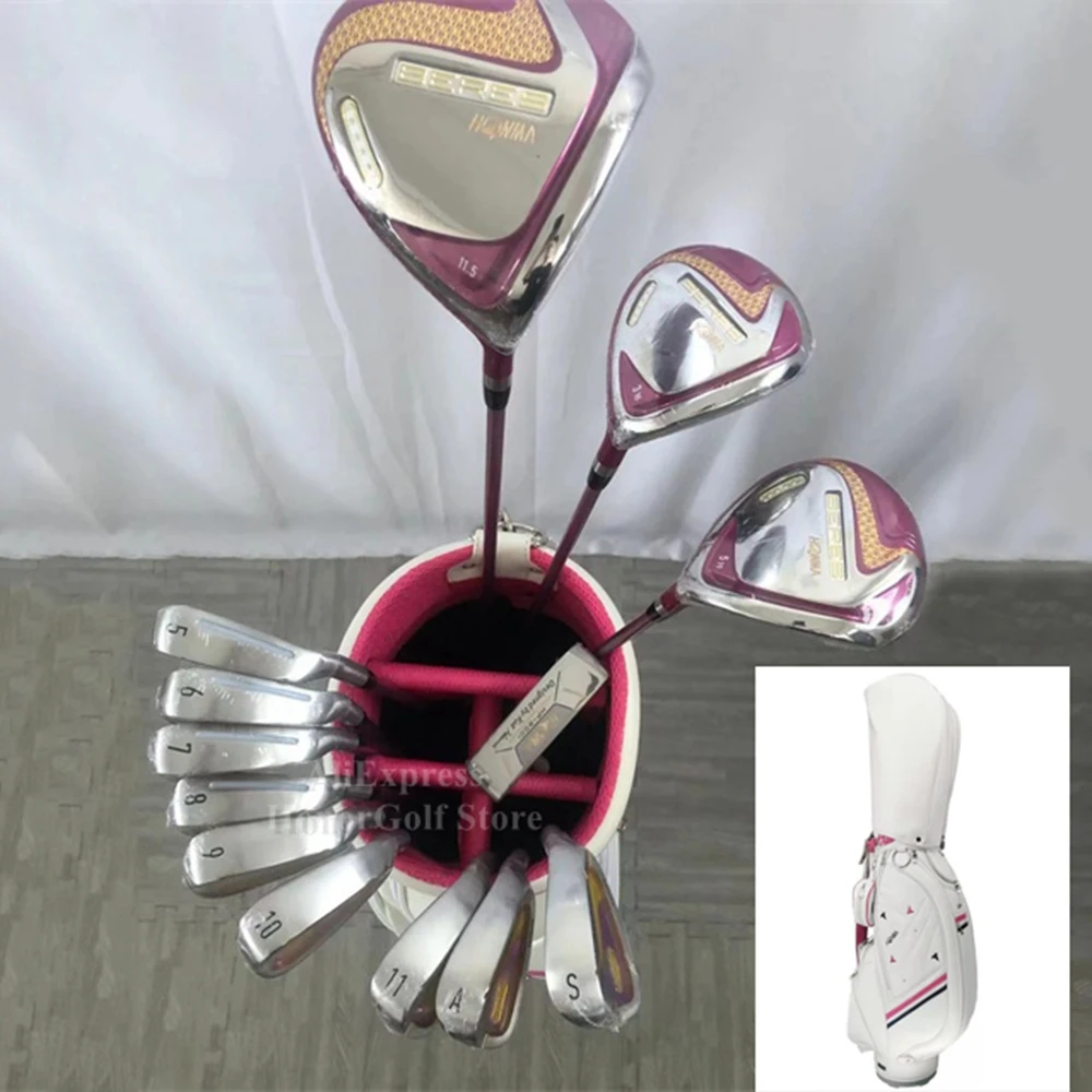 

Ladies Golf Club full Set HONMA Beres S-07 4 star Women's Golf Clubs complete Set 11.5 L Flex with headcover
